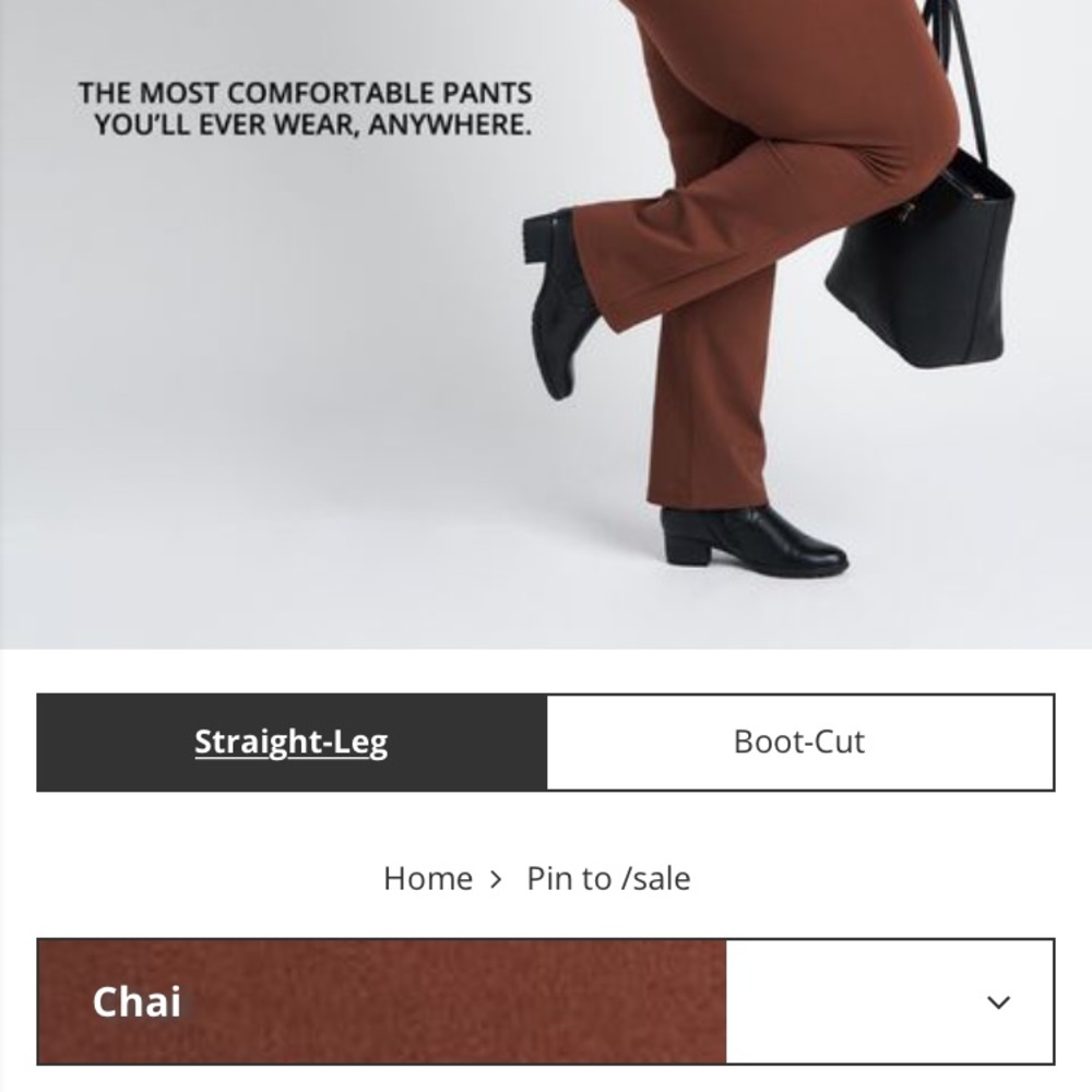 Betabrand Classic Straight Leg 1XP